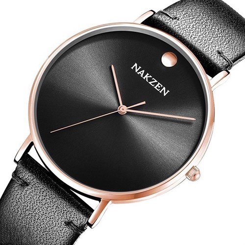 Đồng hồ NAKZEN 40 mm Nam SL4105GBK-1NR Màu Đen