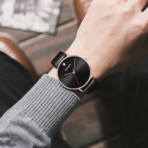 Đồng hồ NAKZEN 40 mm Nam SL4105GBK-1NR Màu Đen