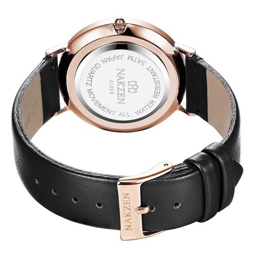 Đồng hồ NAKZEN 40 mm Nam SL4105GBK-1NR Màu Đen