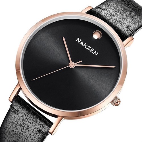 Đồng hồ NAKZEN 36 mm Nữ SL4105LBK-1NR Màu Đen
