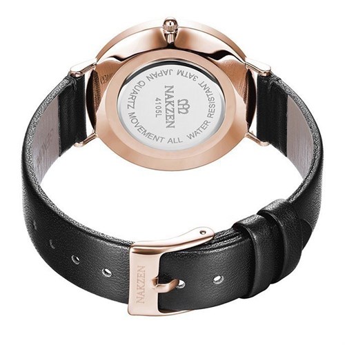 Đồng hồ NAKZEN 36 mm Nữ SL4105LBK-1NR Màu Đen