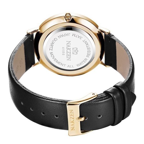 Đồng hồ NAKZEN 40 mm Nam SL4105GBK-3 Màu Đen