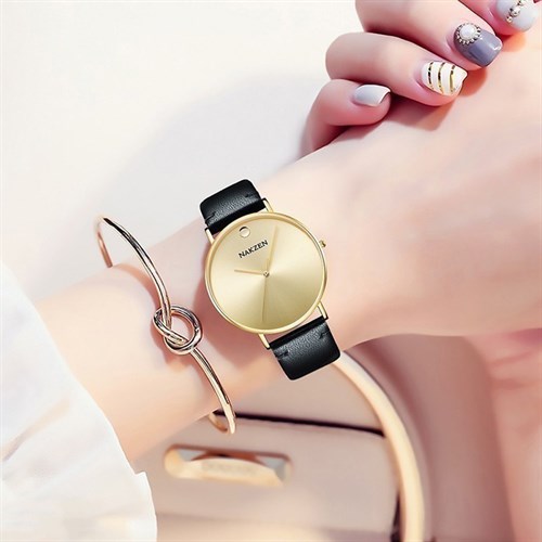 Đồng hồ NAKZEN 36 mm Nữ SL4105LBK-3 Màu Đen