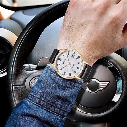 Đồng hồ NAKZEN 35 mm Nam SL4110G-7N3 Màu Đen