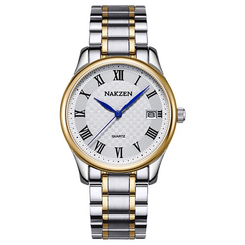 Đồng hồ NAKZEN 37 mm Nam SS4116GD-7N3 Màu Bạc