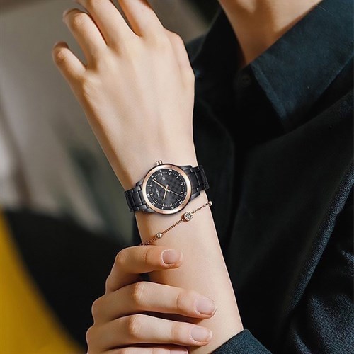 Đồng hồ NAKZEN 32 mm Nữ SS8012LBK-1NR Màu Đen