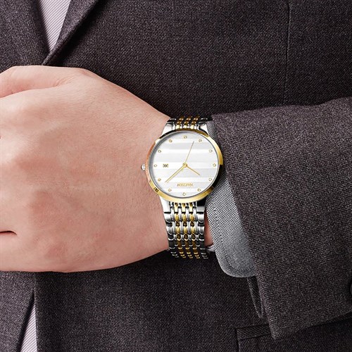 Đồng hồ NAKZEN 38 mm Nam SS4036GD-7N3 Màu Bạc