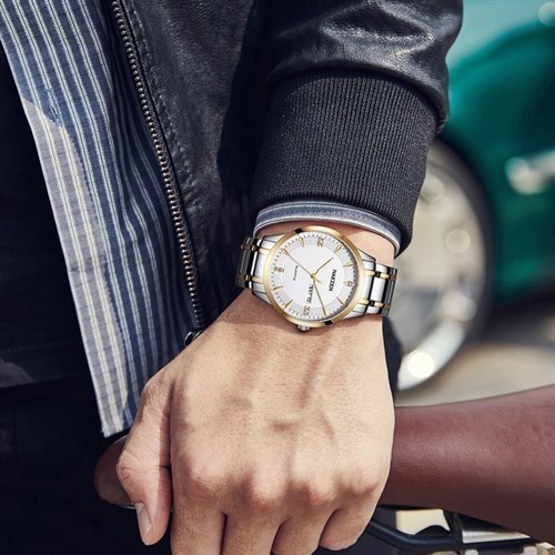 Đồng hồ NAKZEN 40 mm Nam SS4099GD-7N3 Màu Bạc