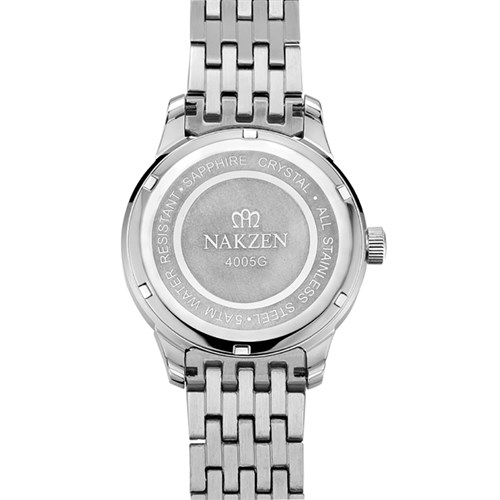 Đồng hồ NAKZEN 39 mm Nam SS4005GTT-7N3 Màu Bạc