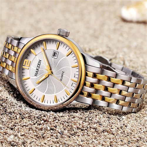 Đồng hồ NAKZEN 39 mm Nam SS4005GTT-7N3 Màu Bạc