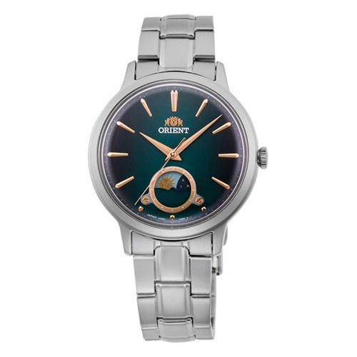 Đồng hồ ORIENT Sun & Moon 34 mm Nữ RA-KB0005E00B Màu Bạc
