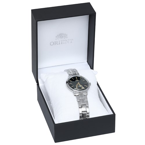 Đồng hồ ORIENT Sun & Moon 34 mm Nữ RA-KB0005E00B Màu Bạc