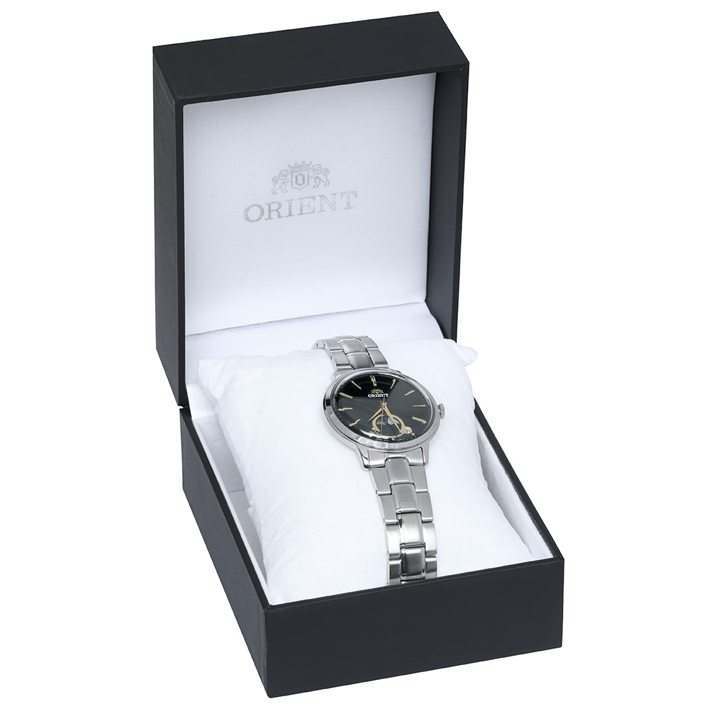 Đồng hồ ORIENT Sun & Moon 34 mm Nữ RA-KB0005E00B Màu Bạc