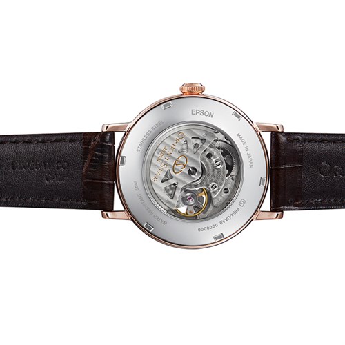 Đồng hồ ORIENT Star 41 mm Nam RE-AV0001S00B Màu Nâu