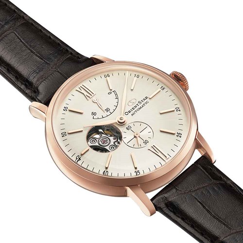 Đồng hồ ORIENT Star 41 mm Nam RE-AV0001S00B Màu Nâu