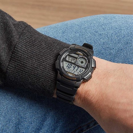 Đồng hồ CASIO 43.5 mm Nam AE-1000W-1AVDF Màu Đen