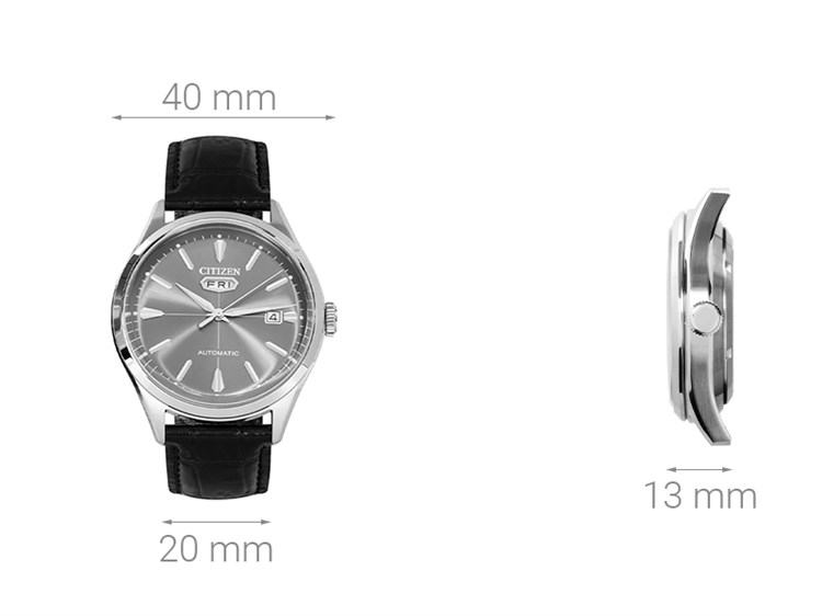 Đồng hồ CITIZEN C7 40 mm Nam NH8390-20H Màu Đen