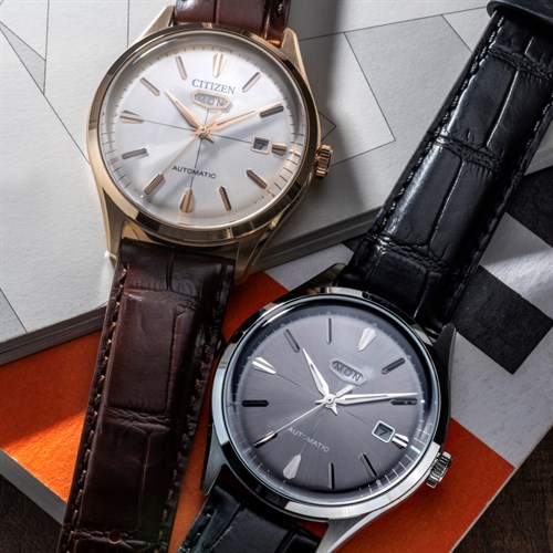 Đồng hồ CITIZEN C7 40 mm Nam NH8393-05A Màu Nâu