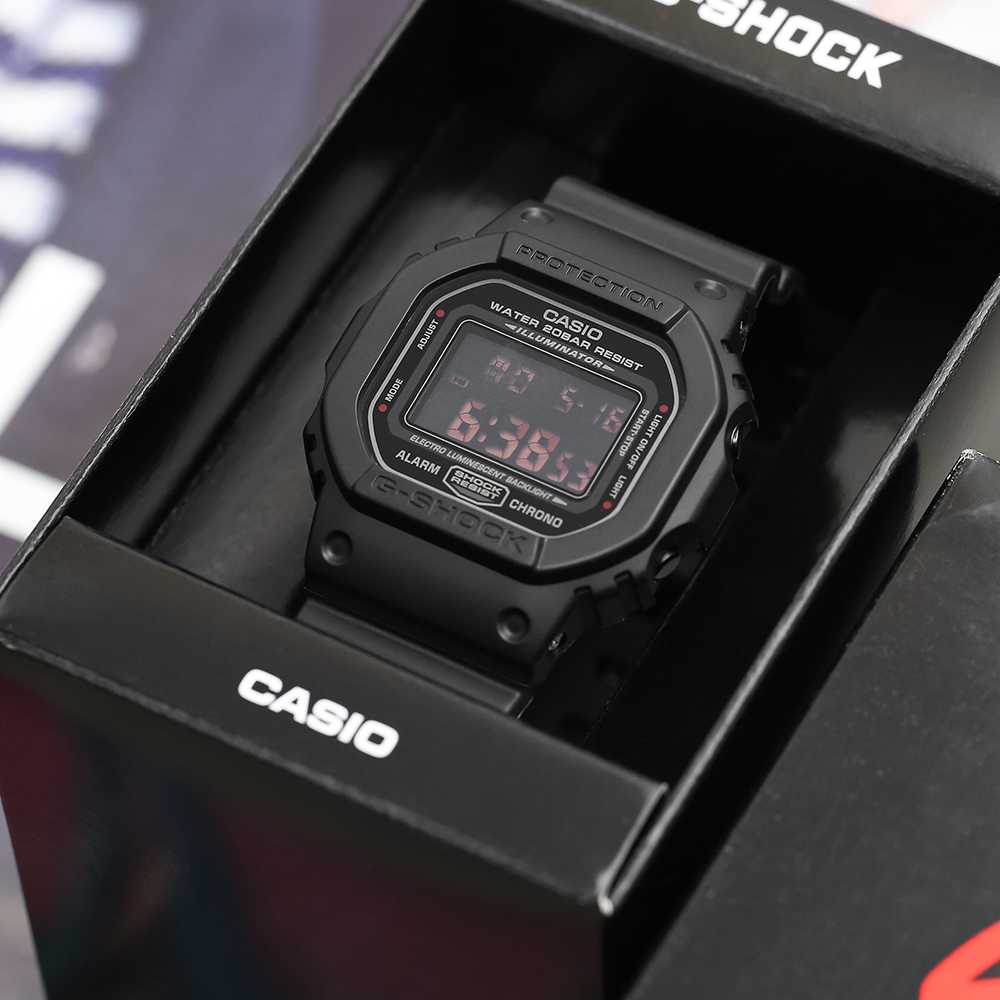 Đồng hồ G-SHOCK 5600 43.5 mm Nam DW-5600MS-1HDR