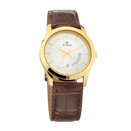 Đồng hồ TITAN Gents Karishma 40 mm Nam 1823YL01 Màu Nâu