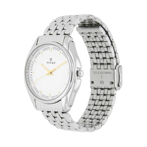 Đồng hồ TITAN Karishma 38 mm Nam 1578SM05 Màu Bạc