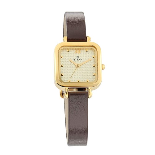 Đồng hồ TITAN Karishma 25 mm Nữ 2626YL01 Màu Nâu