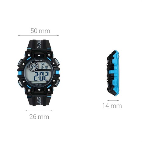 Đồng hồ SMILE KID 50 mm Trẻ em SL065-02 Màu Đen