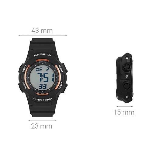 Đồng hồ SMILE KID 43 mm Trẻ em SL067-01 Màu Đen