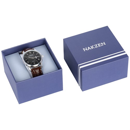 Đồng hồ NAKZEN 40 mm Nam SL4120GBN-1 Màu Nâu