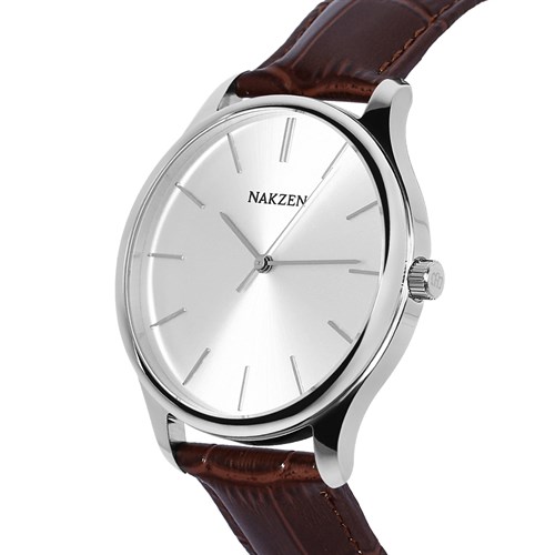 Đồng hồ NAKZEN 40 mm Nam SL4118GBN-7 Màu Nâu