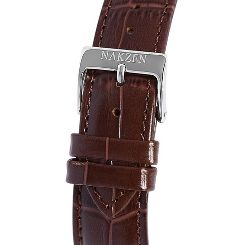 Đồng hồ NAKZEN 40 mm Nam SL4118GBN-7 Màu Nâu