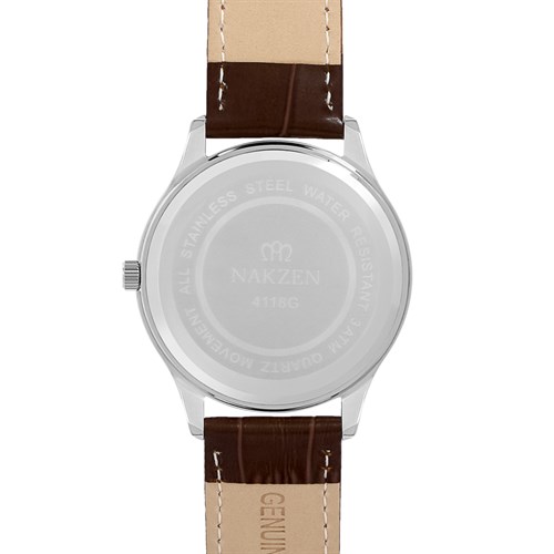 Đồng hồ NAKZEN 40 mm Nam SL4118GBN-7 Màu Nâu