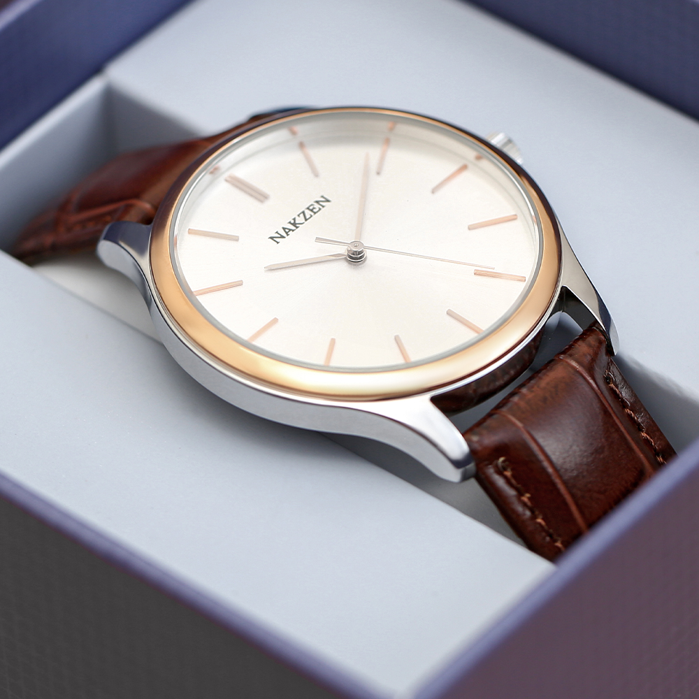 Đồng hồ NAKZEN 40.5 mm Nam SL4118GBN-7NR