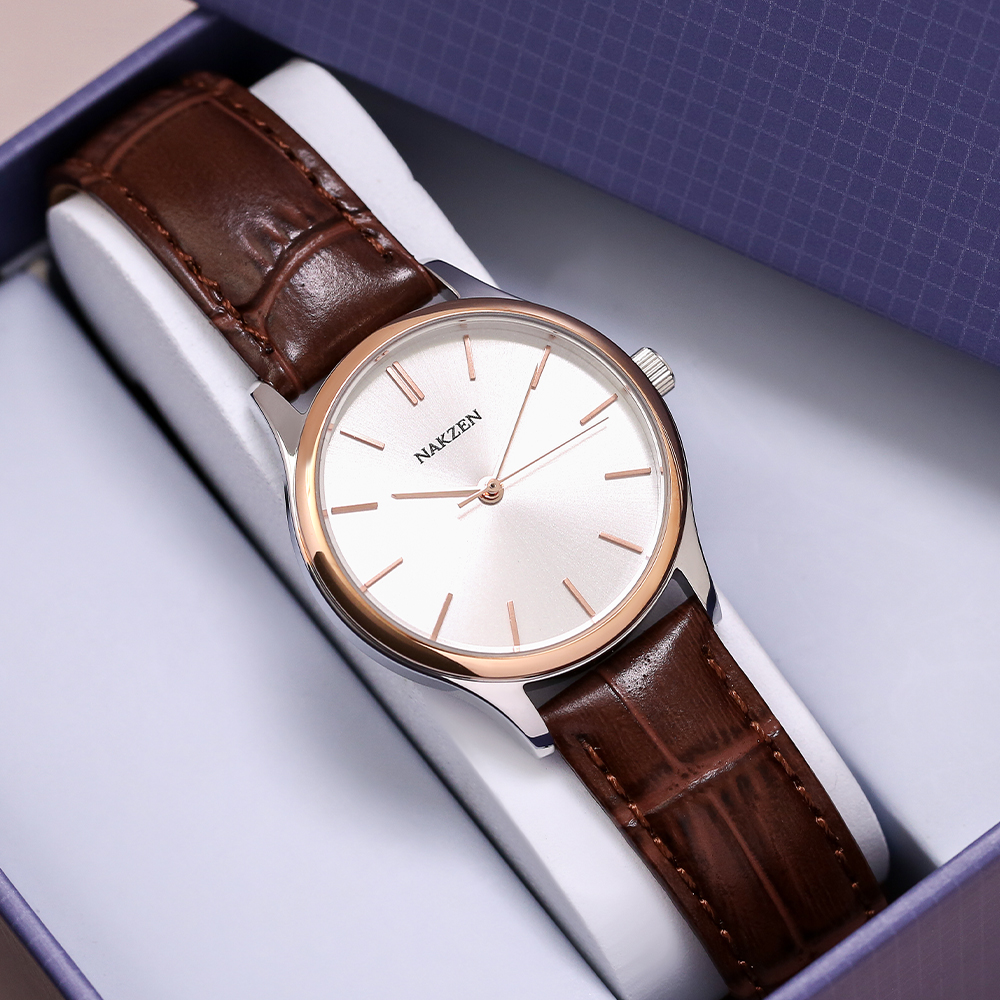 Đồng hồ NAKZEN 30 mm Nữ SL4118LBN-7NR