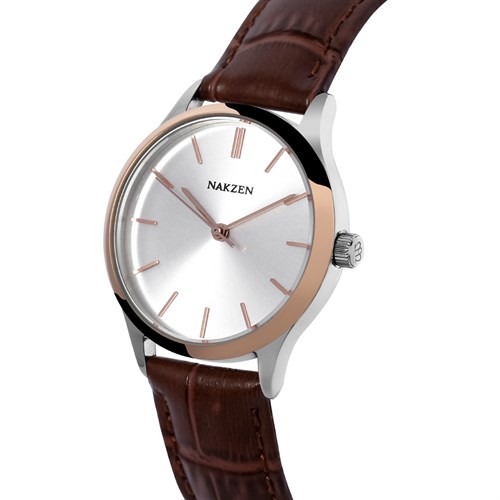 Đồng hồ NAKZEN 30 mm Nữ SL4118LBN-7NR Màu Nâu
