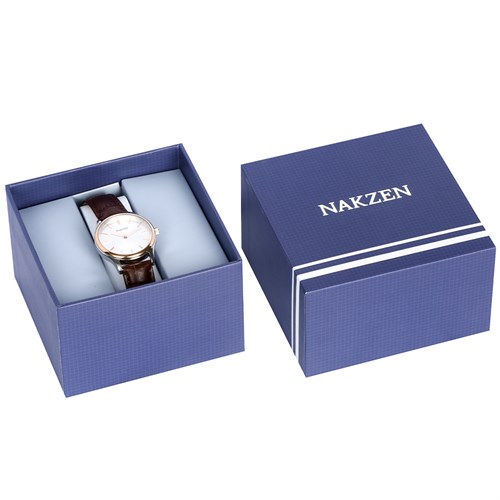 Đồng hồ NAKZEN 30 mm Nữ SL4118LBN-7NR Màu Nâu