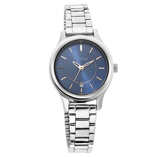 Đồng hồ TITAN 27 mm Nữ 2638SM01 Màu Bạc