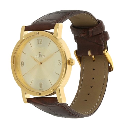 Đồng hồ Nam Titan 1639YL03 Màu Nâu
