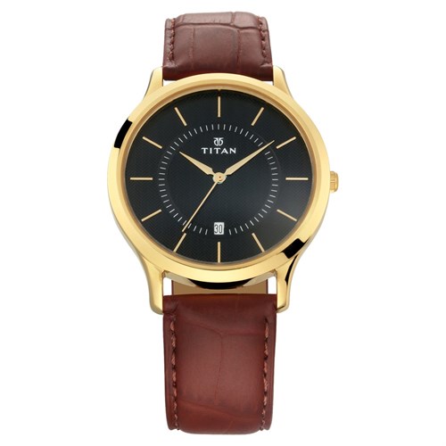 Đồng hồ TITAN 47.3 mm Nam 1825YL01 Màu Nâu