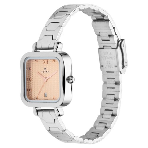 Đồng hồ TITAN 25 mm Nữ 2626SM01 Màu Bạc