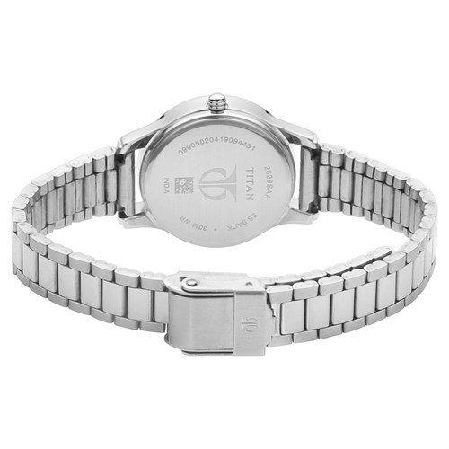 Đồng hồ TITAN 26 mm Nữ 2628SM01 Màu Bạc