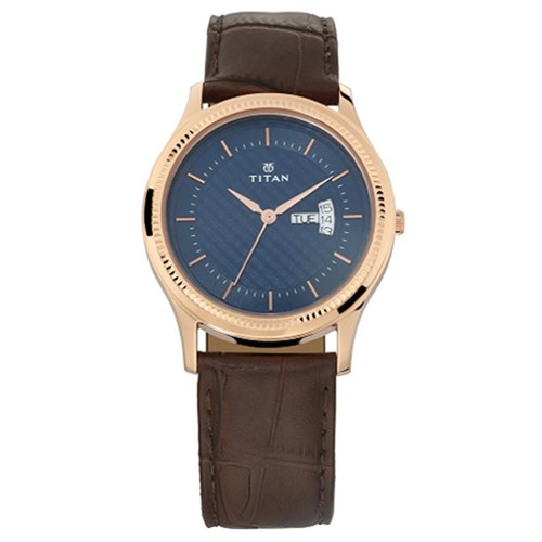 Đồng hồ TITAN 40 mm Nam 1824WL01 Màu Nâu