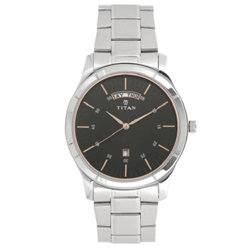 Đồng hồ TITAN 42 mm Nam 1767SM02 Màu Bạc