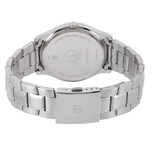 Đồng hồ TITAN 42 mm Nam 1767SM02 Màu Bạc