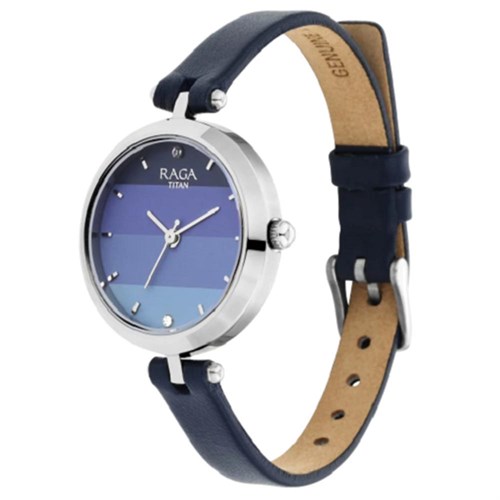 Đồng hồ TITAN 28 mm Nữ 2606SL02 Màu Xanh Dương