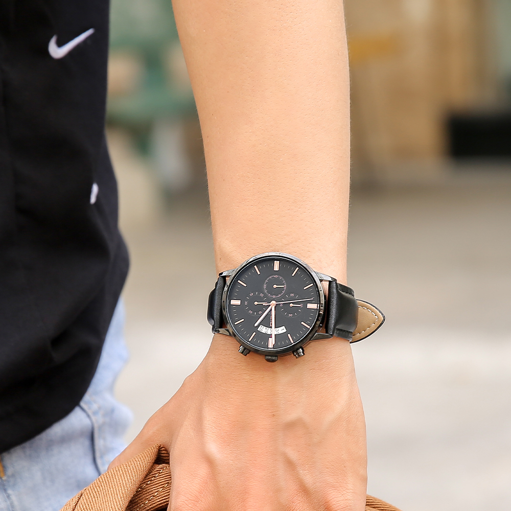 Đồng hồ ELIO 43 mm Nam EL079-01