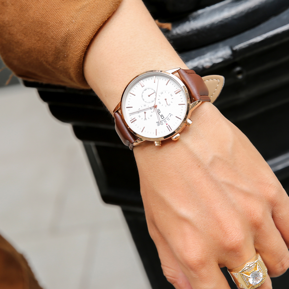 Đồng hồ ELIO 43 mm Nam EL079-02