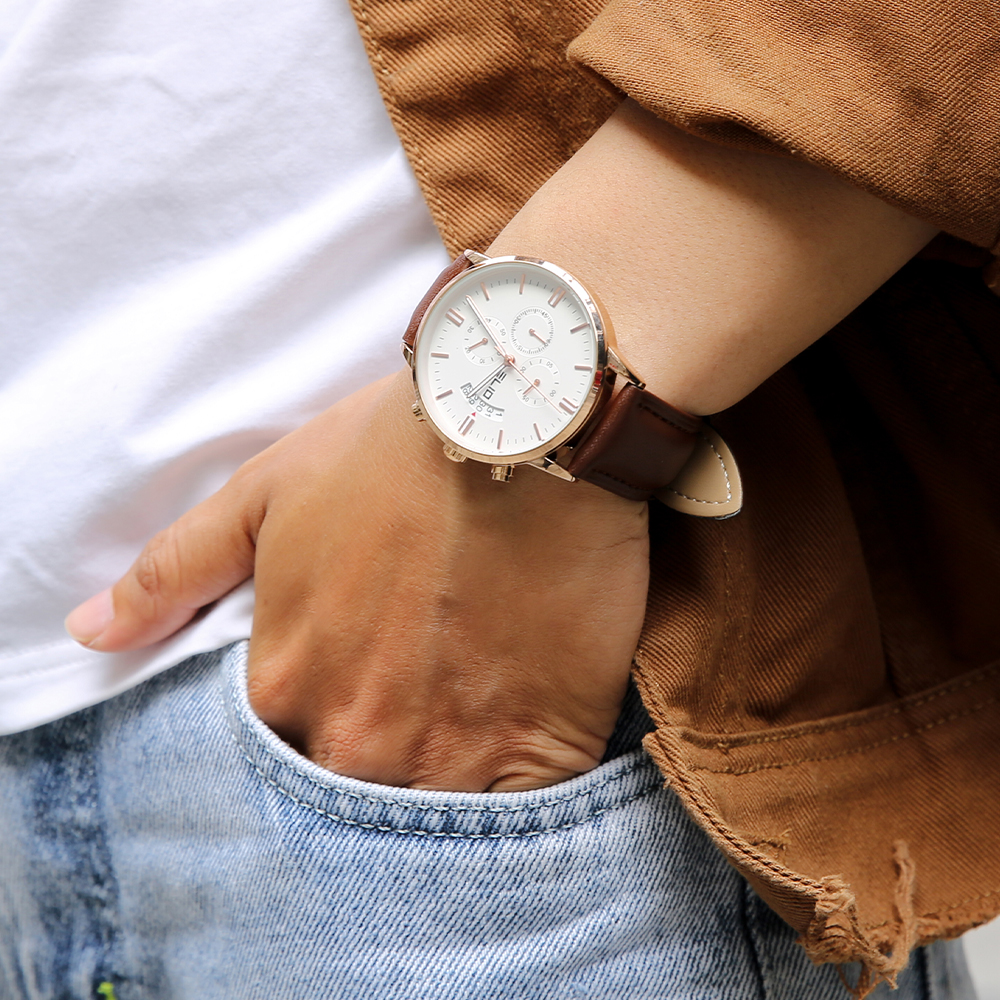 Đồng hồ ELIO 43 mm Nam EL079-02