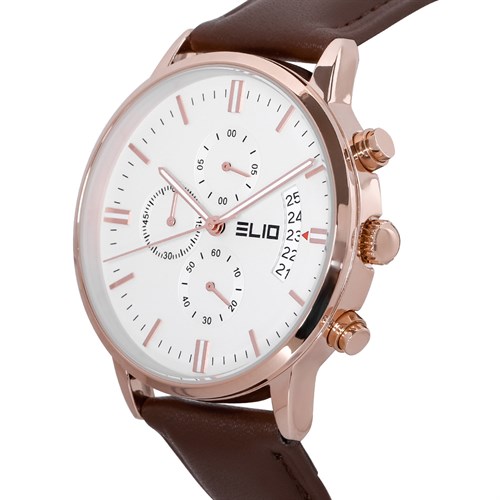 Đồng hồ ELIO 43 mm Nam EL079-02 Màu Nâu