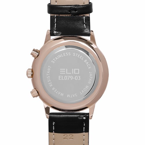 Đồng hồ ELIO 43 mm Nam EL079-03 Màu Đen